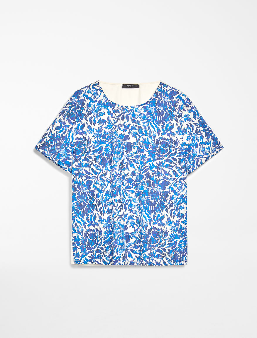 Jersey and cotton poplin T-shirt Weekend Maxmara Jersey and cotton poplin T-shirt Weekend Maxmara