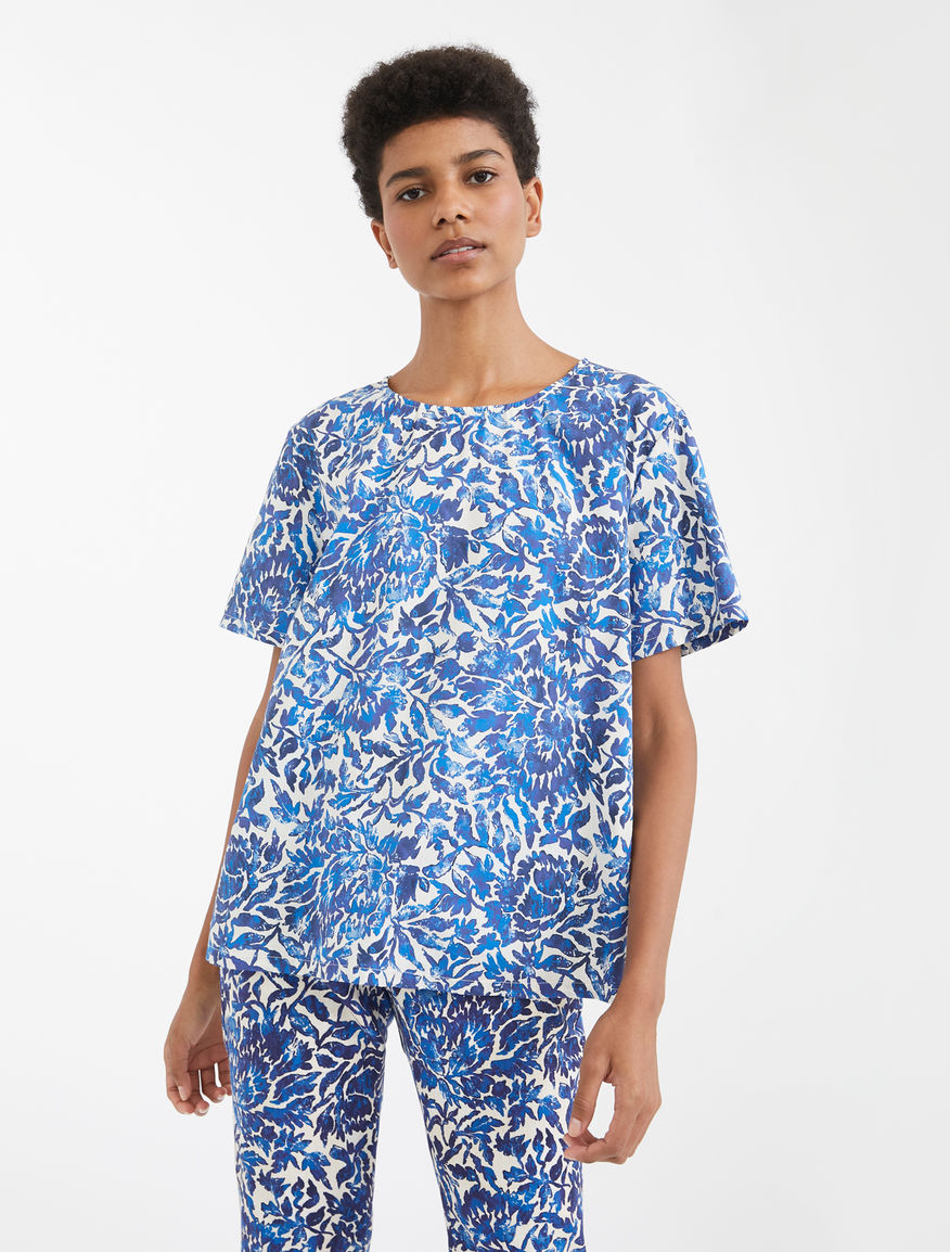 Jersey and cotton poplin T-shirt Weekend Maxmara Jersey and cotton poplin T-shirt Weekend Maxmara