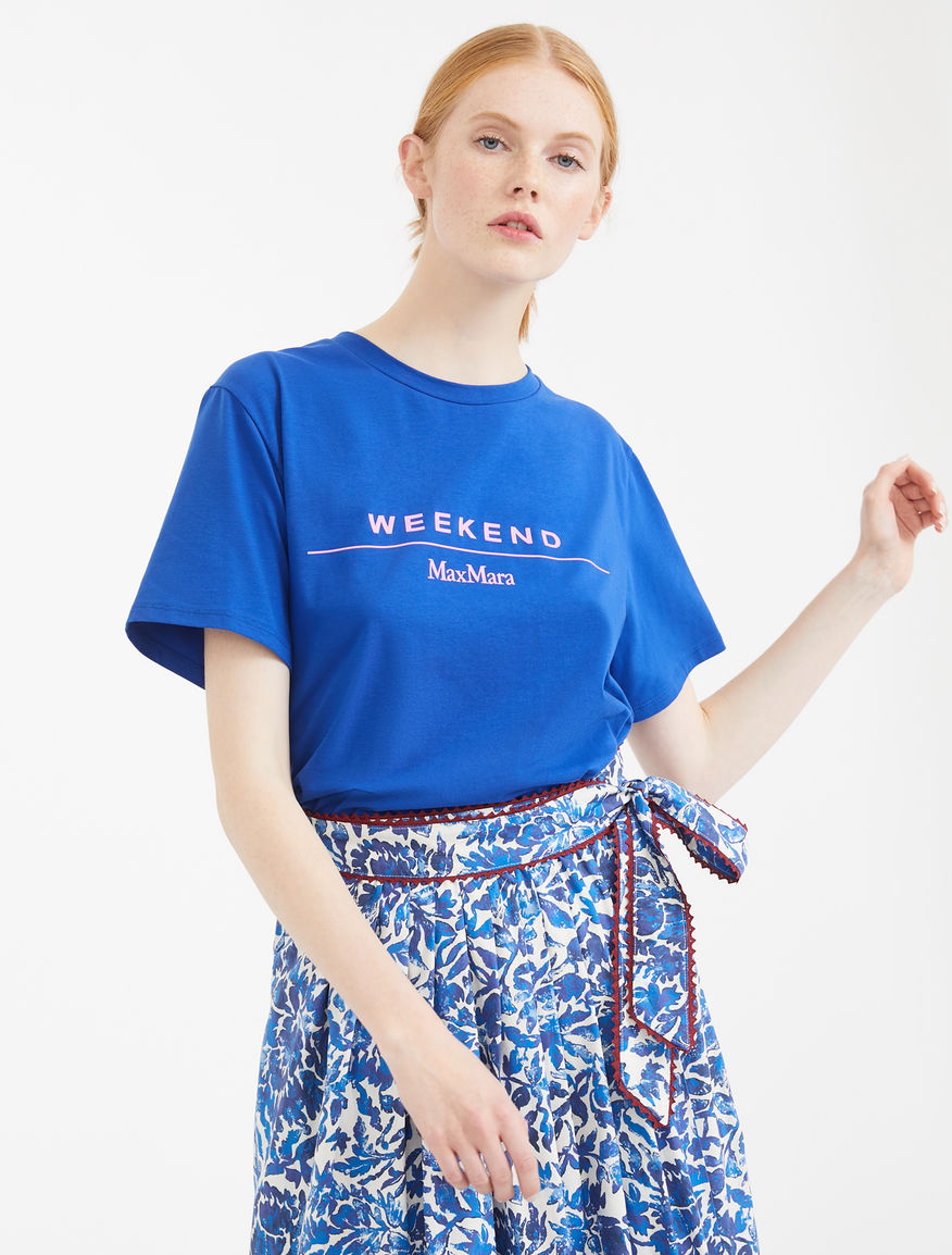 Cotton jersey T-shirt Weekend Maxmara Cotton jersey T-shirt Weekend Maxmara
