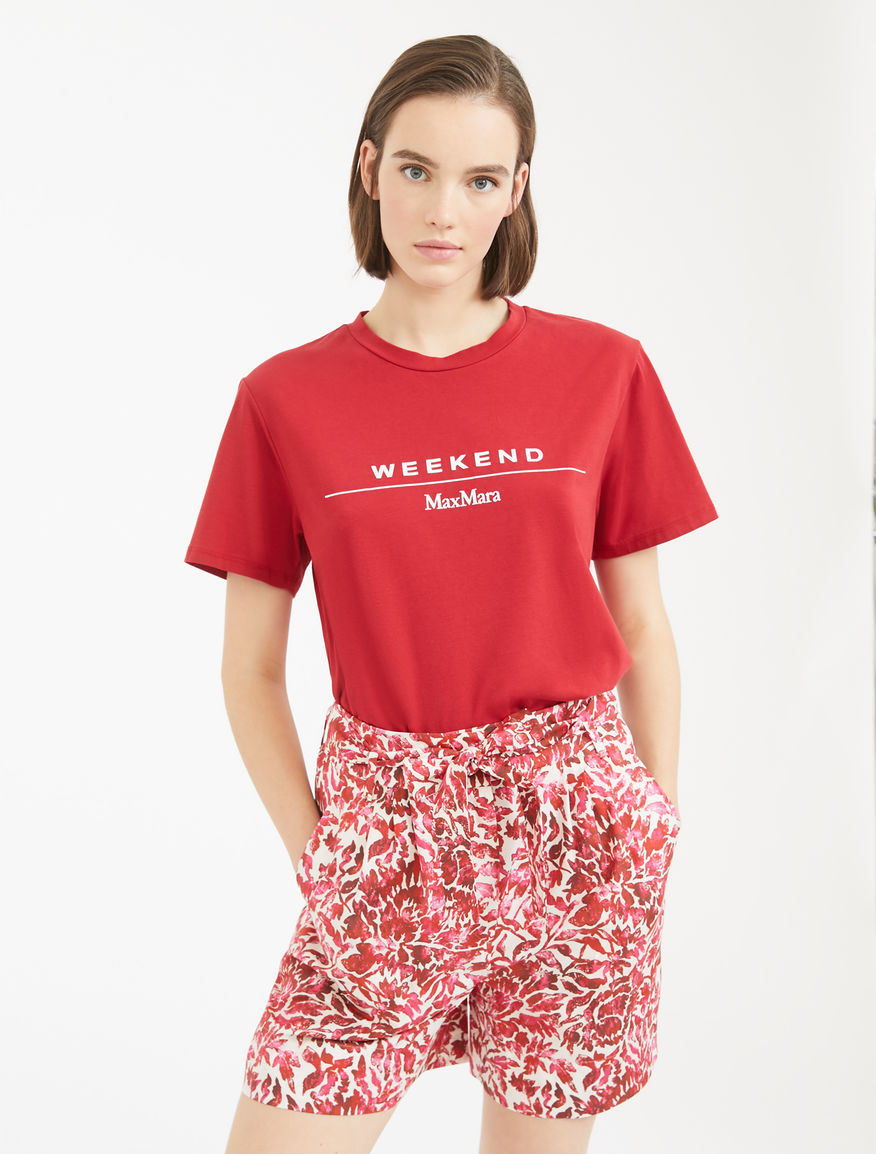 Cotton jersey T-shirt Weekend Maxmara Cotton jersey T-shirt Weekend Maxmara