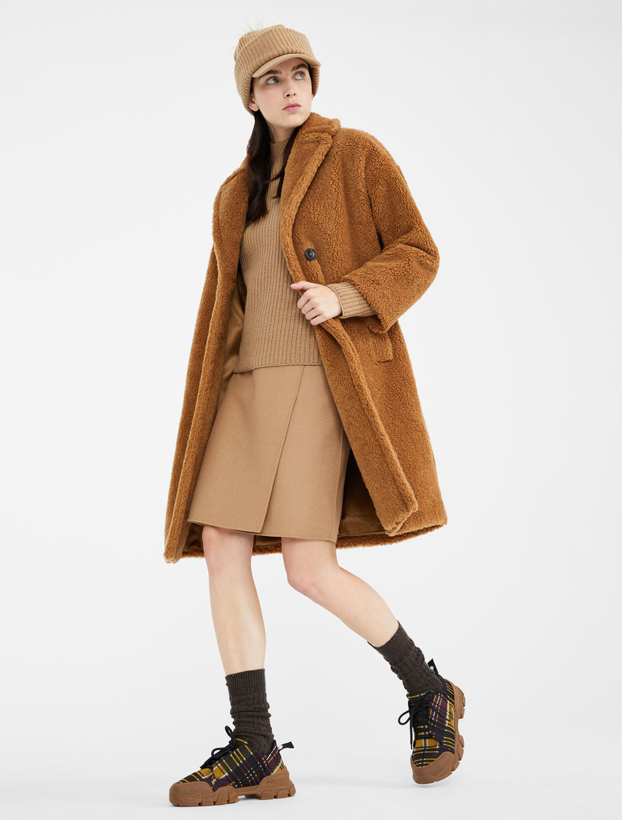 Coat in fur effect wool Weekend Maxmara Coat in fur effect wool Weekend Maxmara