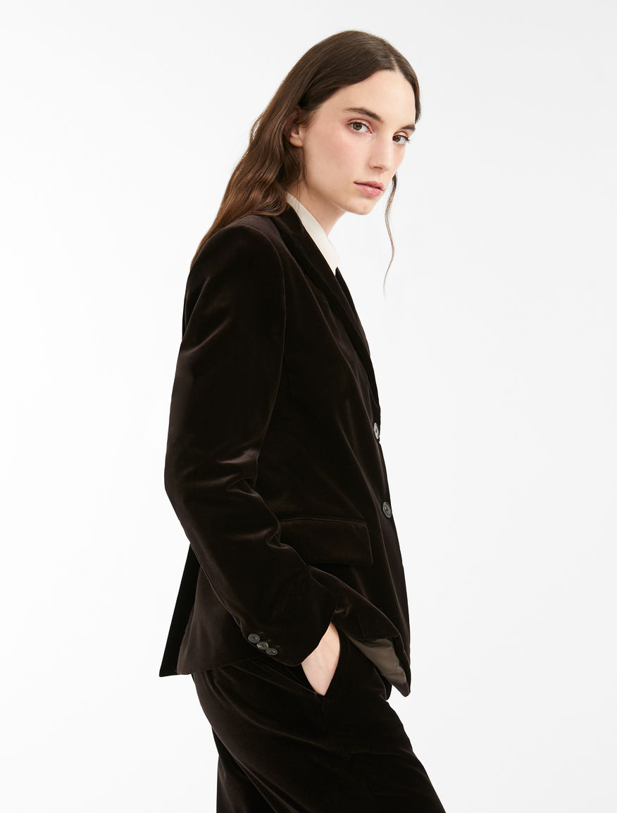 Blazer in velluto di cotone Weekend Maxmara Blazer in velluto di cotone Weekend Maxmara