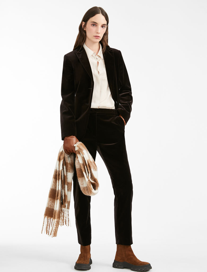 Blazer in velluto di cotone Weekend Maxmara Blazer in velluto di cotone Weekend Maxmara