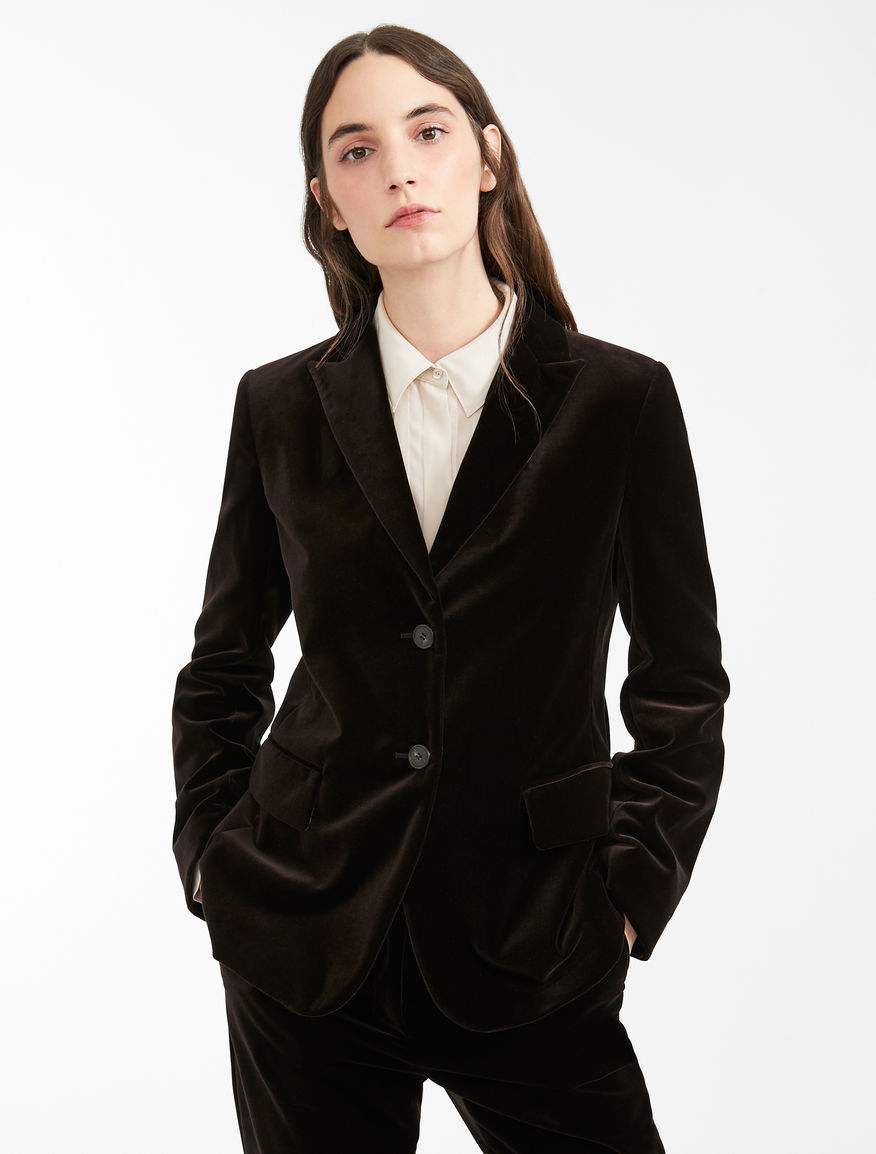 Blazer in velluto di cotone Weekend Maxmara Blazer in velluto di cotone Weekend Maxmara