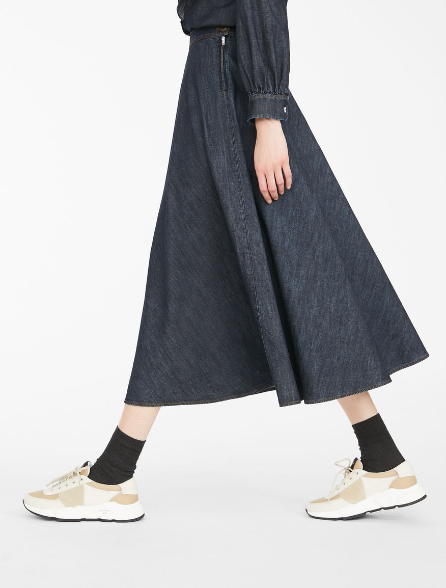 Cotton denim skirt Weekend Maxmara Cotton denim skirt Weekend Maxmara