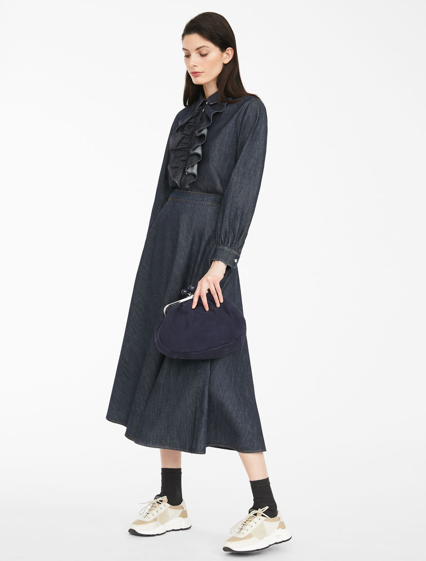 Cotton denim skirt Weekend Maxmara Cotton denim skirt Weekend Maxmara
