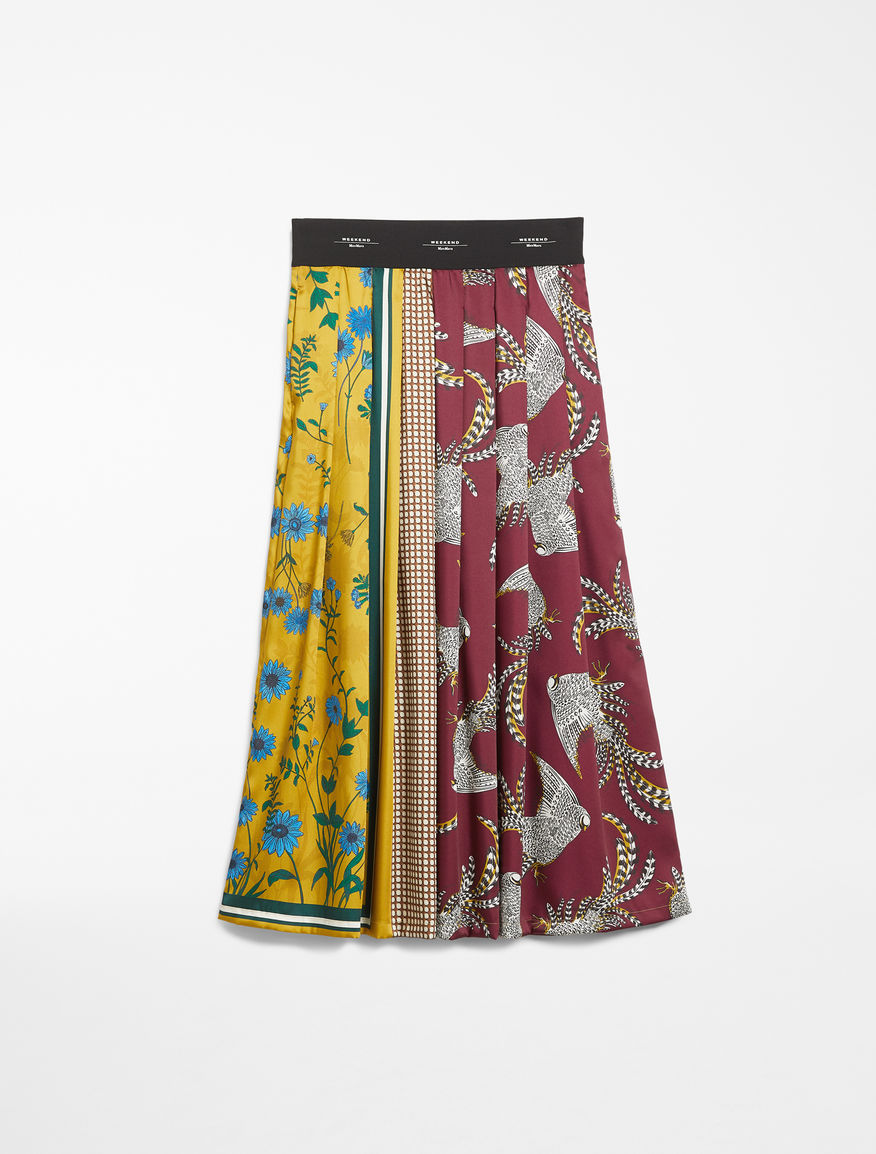Printed twill skirt Weekend Maxmara Printed twill skirt Weekend Maxmara