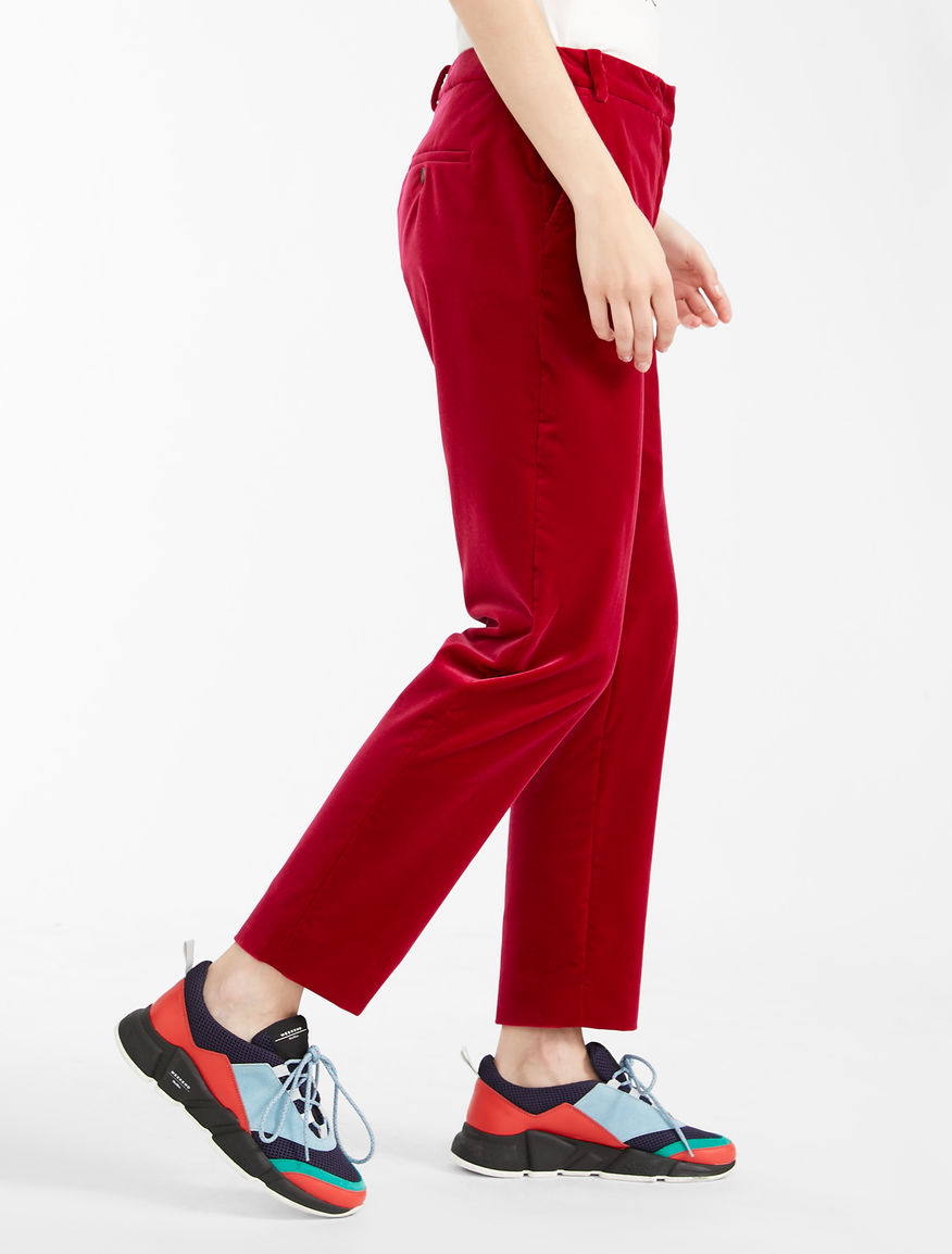 Cotton velvet trousers Weekend Maxmara Cotton velvet trousers Weekend Maxmara