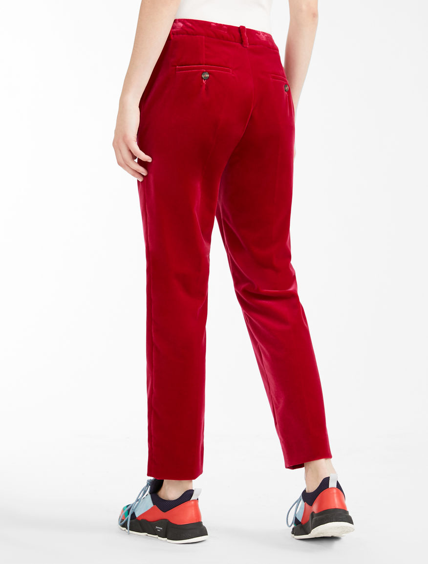 Cotton velvet trousers Weekend Maxmara Cotton velvet trousers Weekend Maxmara
