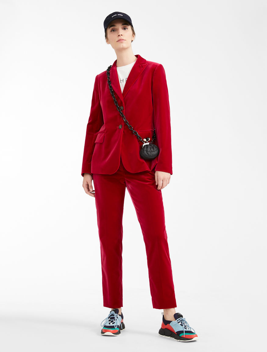 Cotton velvet trousers Weekend Maxmara Cotton velvet trousers Weekend Maxmara