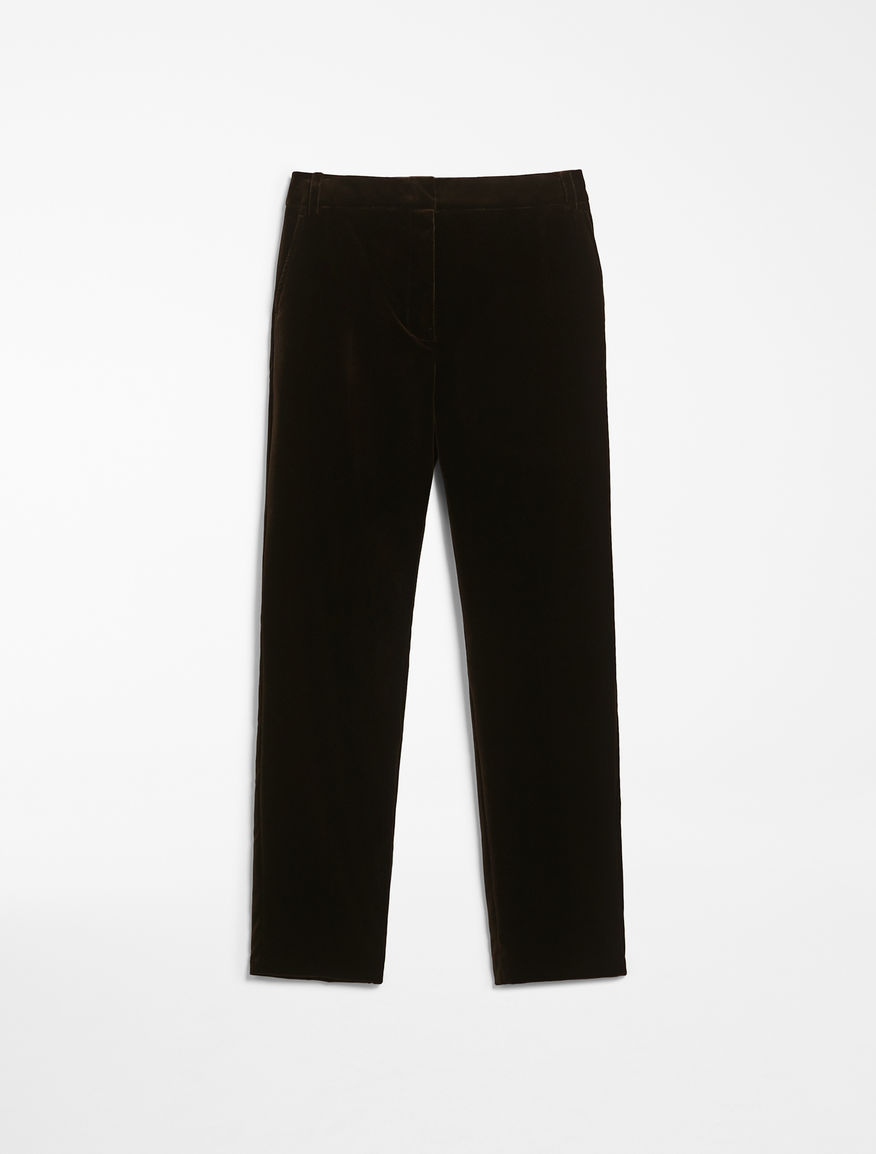 Cotton velvet trousers Weekend Maxmara Cotton velvet trousers Weekend Maxmara