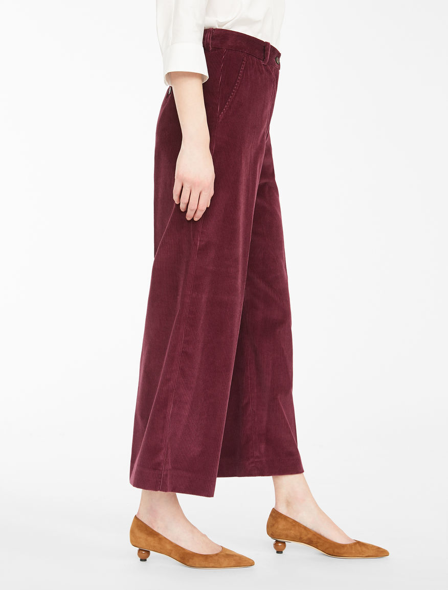 Cotton corduroy trousers Weekend Maxmara Cotton corduroy trousers Weekend Maxmara