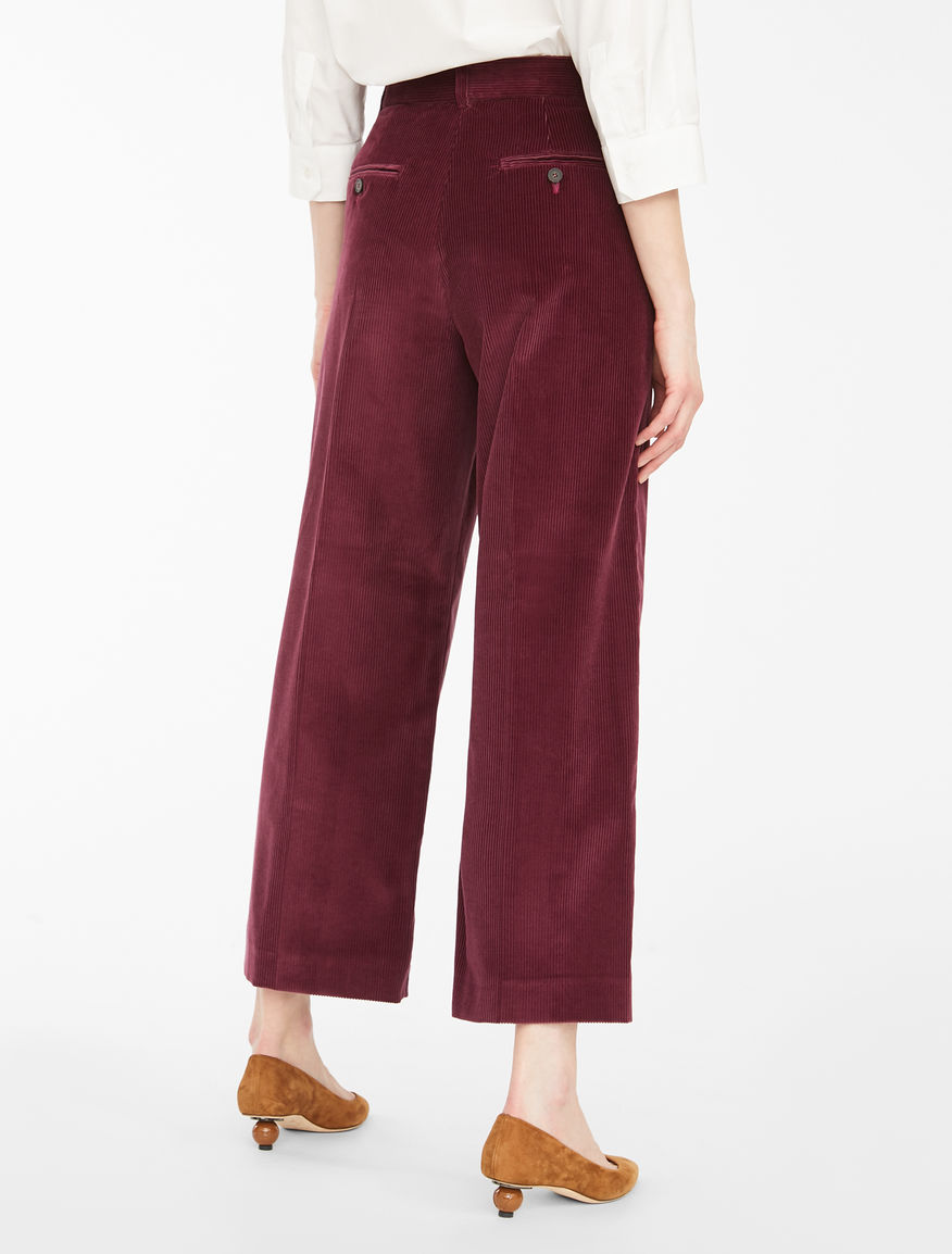 Cotton corduroy trousers Weekend Maxmara Cotton corduroy trousers Weekend Maxmara