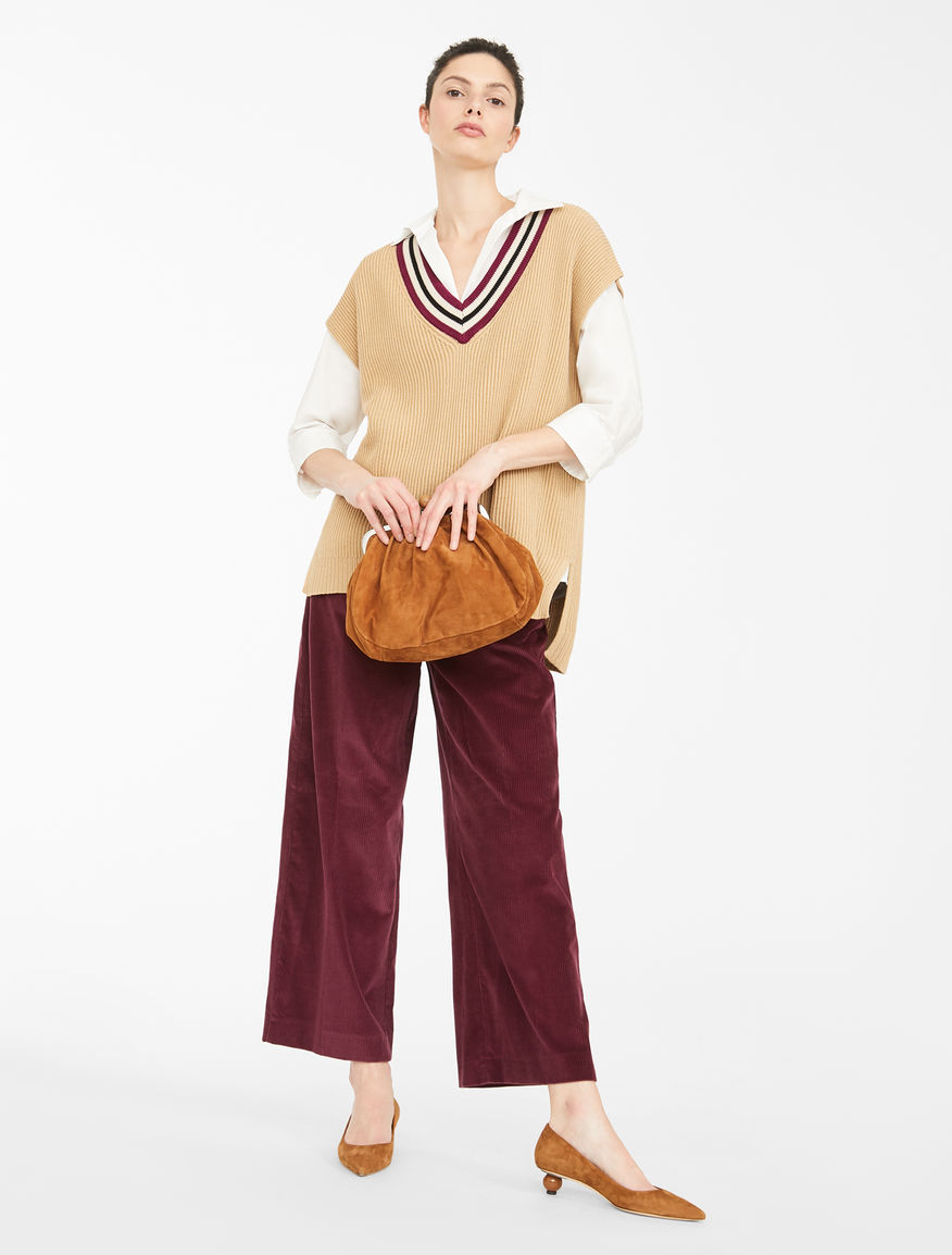 Cotton corduroy trousers Weekend Maxmara Cotton corduroy trousers Weekend Maxmara