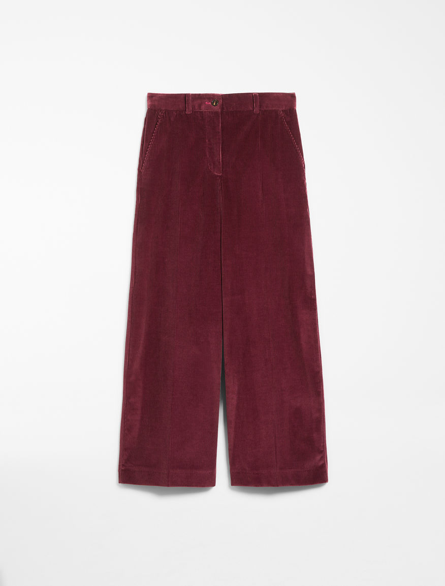 Cotton corduroy trousers Weekend Maxmara Cotton corduroy trousers Weekend Maxmara