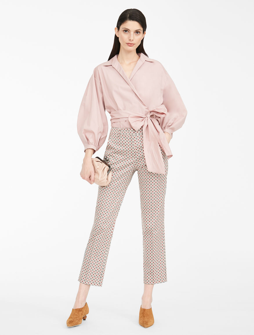 Cotton satin trousers Weekend Maxmara Cotton satin trousers Weekend Maxmara