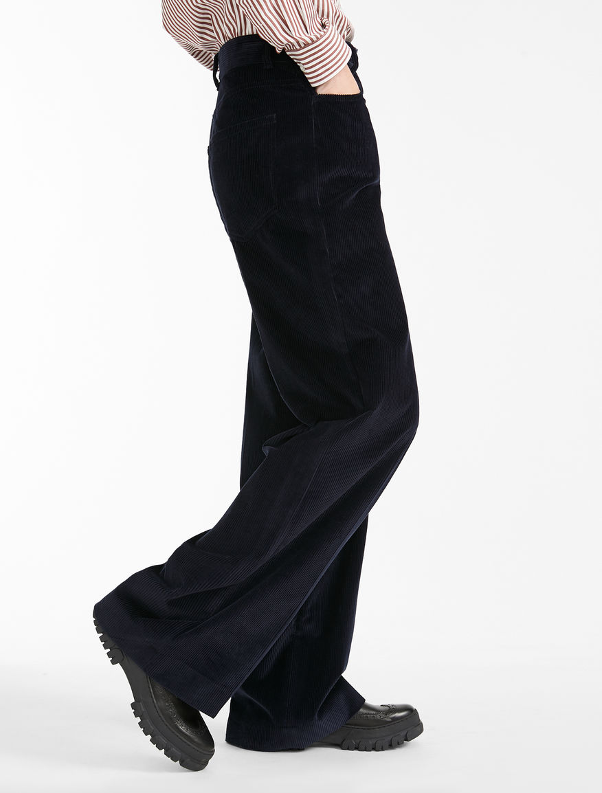 Cotton corduroy trousers Weekend Maxmara Cotton corduroy trousers Weekend Maxmara