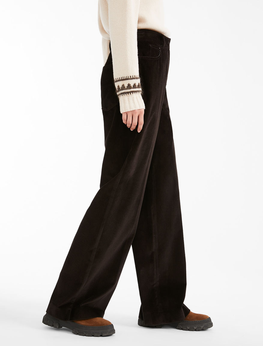 Cotton corduroy trousers Weekend Maxmara Cotton corduroy trousers Weekend Maxmara