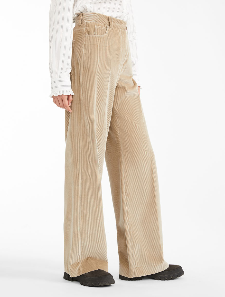 Cotton corduroy trousers Weekend Maxmara Cotton corduroy trousers Weekend Maxmara