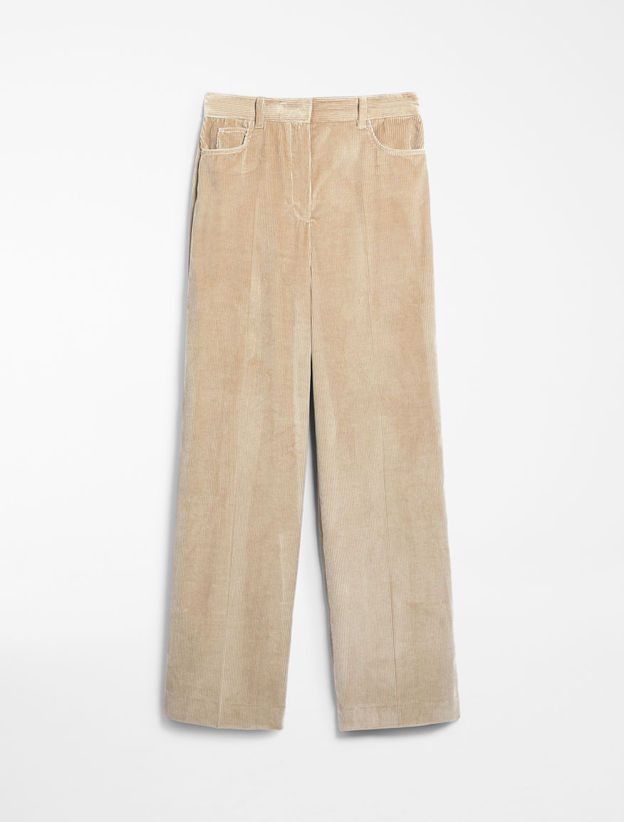 Cotton corduroy trousers Weekend Maxmara Cotton corduroy trousers Weekend Maxmara