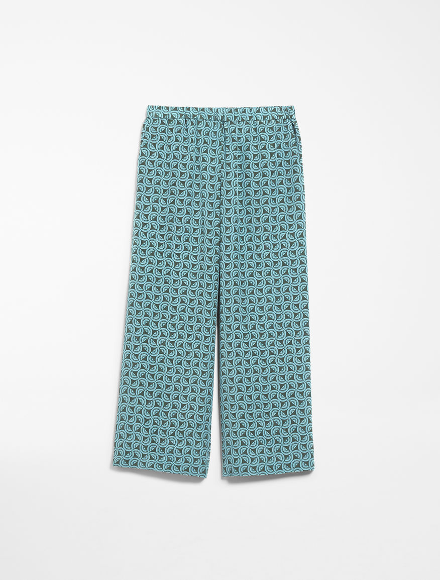 Silk crepe de chine trousers Weekend Maxmara Silk crepe de chine trousers Weekend Maxmara