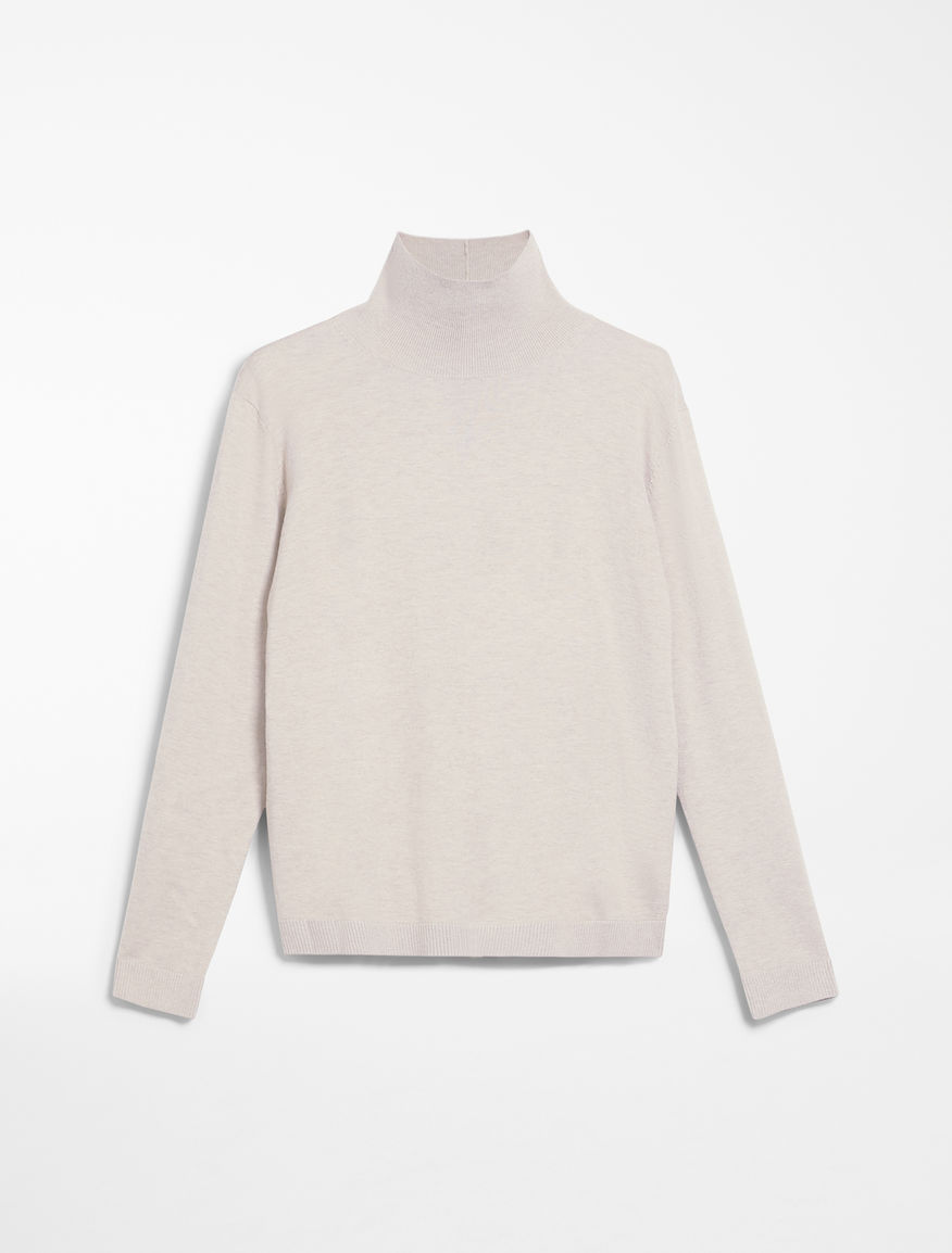 Silk and wool yarn polo neck jumper Weekend Maxmara Silk and wool yarn polo neck jumper Weekend Maxmara