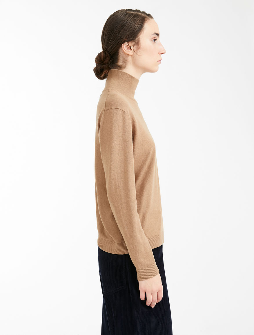 Silk and wool yarn polo neck jumper Weekend Maxmara Silk and wool yarn polo neck jumper Weekend Maxmara