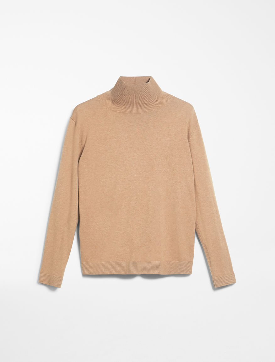 Silk and wool yarn polo neck jumper Weekend Maxmara Silk and wool yarn polo neck jumper Weekend Maxmara