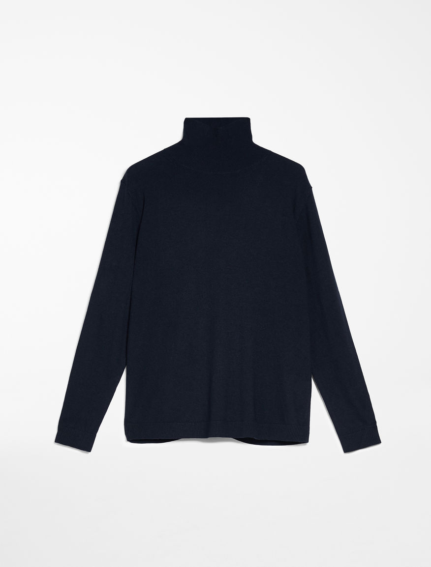Silk and wool yarn polo neck jumper Weekend Maxmara Silk and wool yarn polo neck jumper Weekend Maxmara
