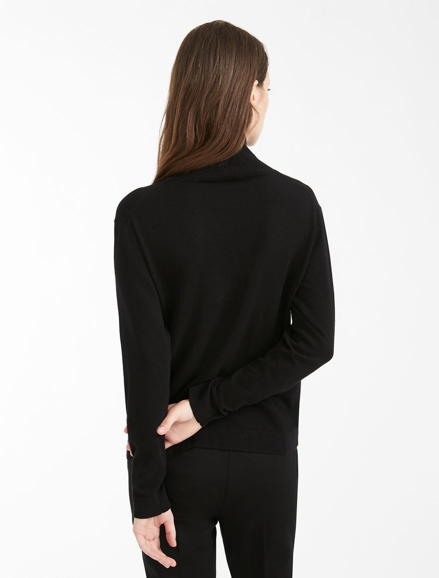 Silk and wool yarn polo neck jumper Weekend Maxmara Silk and wool yarn polo neck jumper Weekend Maxmara