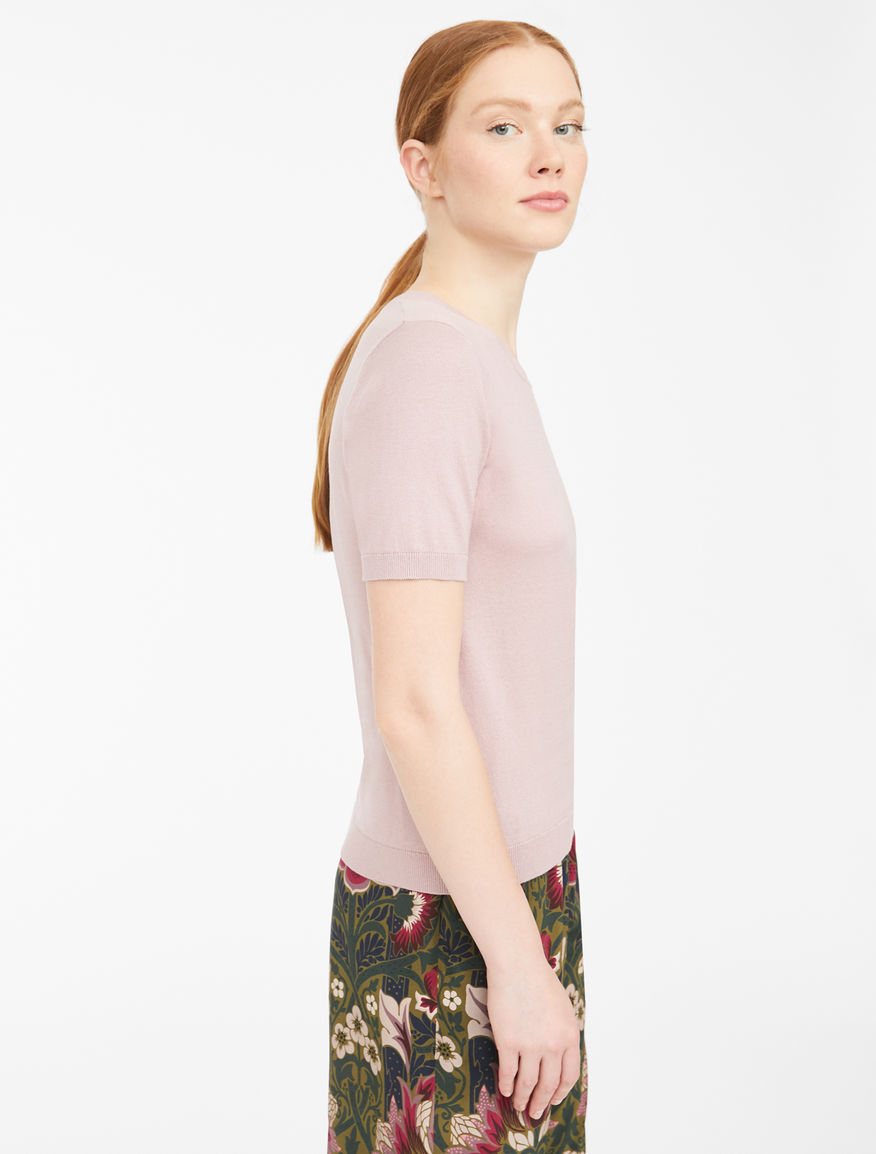 Cotton and silk yarn T-shirt Weekend Maxmara Cotton and silk yarn T-shirt Weekend Maxmara