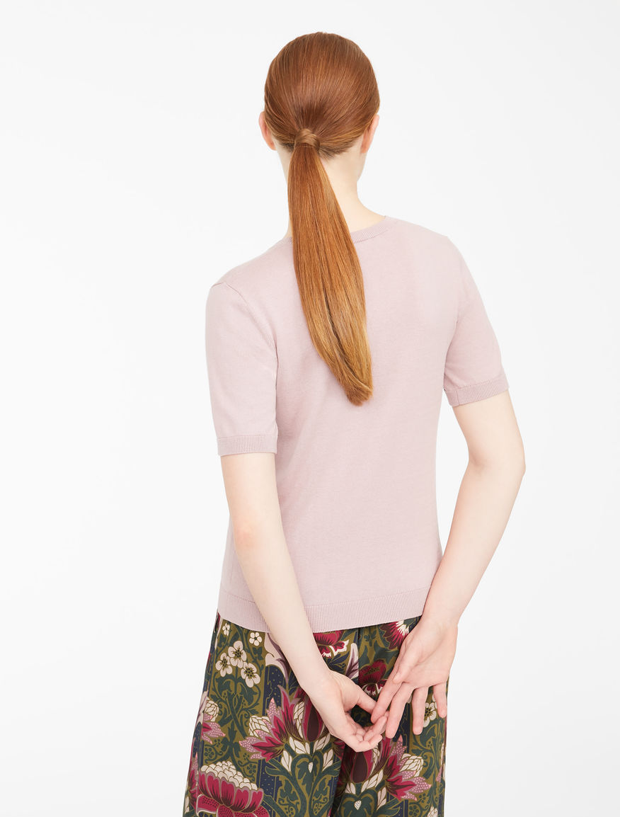 Cotton and silk yarn T-shirt Weekend Maxmara Cotton and silk yarn T-shirt Weekend Maxmara