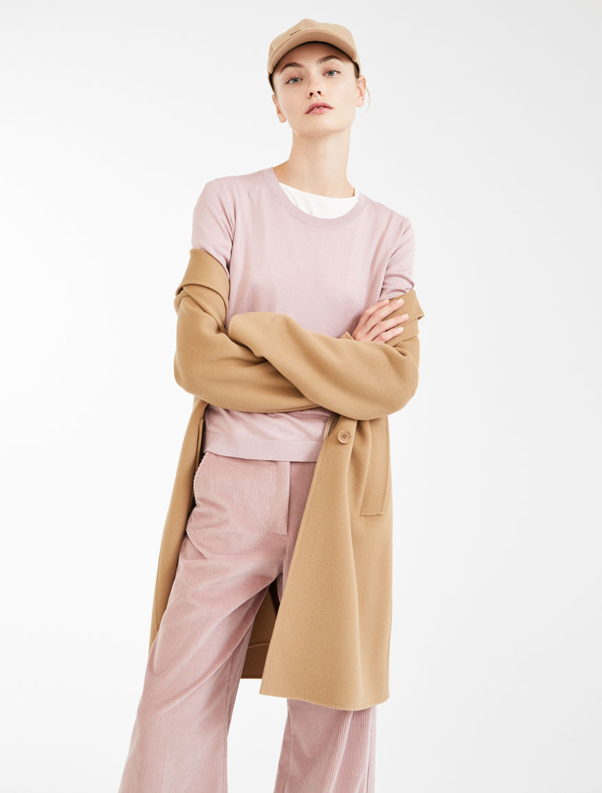 Cotton and silk yarn T-shirt Weekend Maxmara Cotton and silk yarn T-shirt Weekend Maxmara