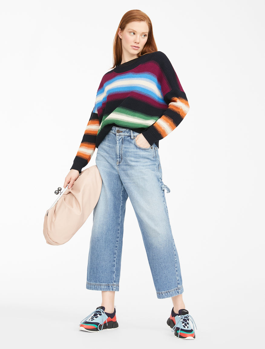 Wool and cotton cordelet jumper Weekend Maxmara Wool and cotton cordelet jumper Weekend Maxmara
