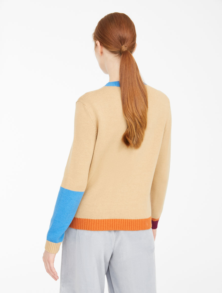 Maglia in cordonetto di cotone e lana Weekend Maxmara Maglia in cordonetto di cotone e lana Weekend Maxmara