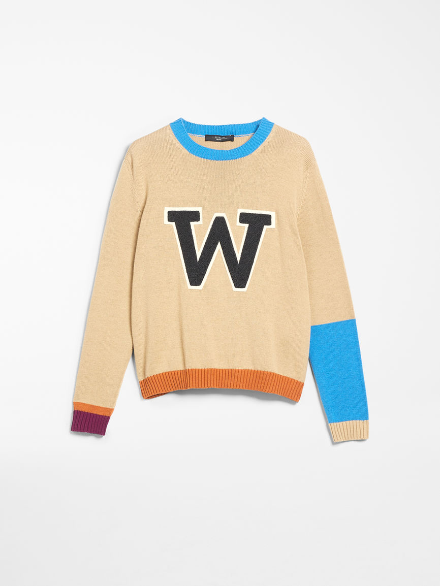 Maglia in cordonetto di cotone e lana Weekend Maxmara Maglia in cordonetto di cotone e lana Weekend Maxmara