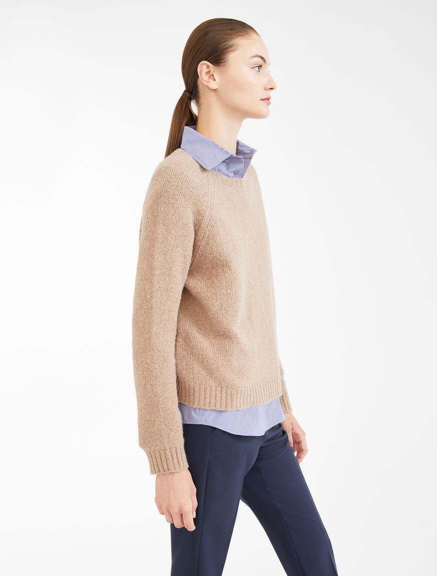 Cotton and alpaca wool yarn jumper Weekend Maxmara Cotton and alpaca wool yarn jumper Weekend Maxmara