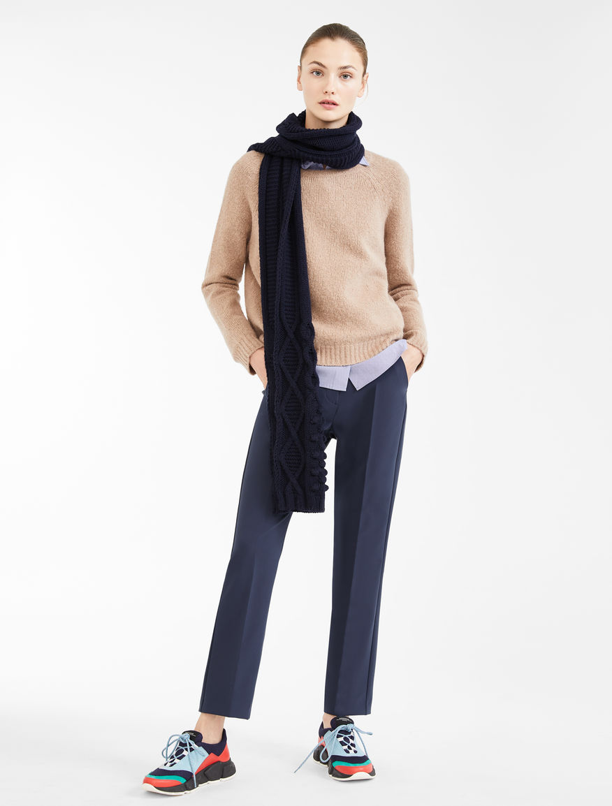 Cotton and alpaca wool yarn jumper Weekend Maxmara Cotton and alpaca wool yarn jumper Weekend Maxmara