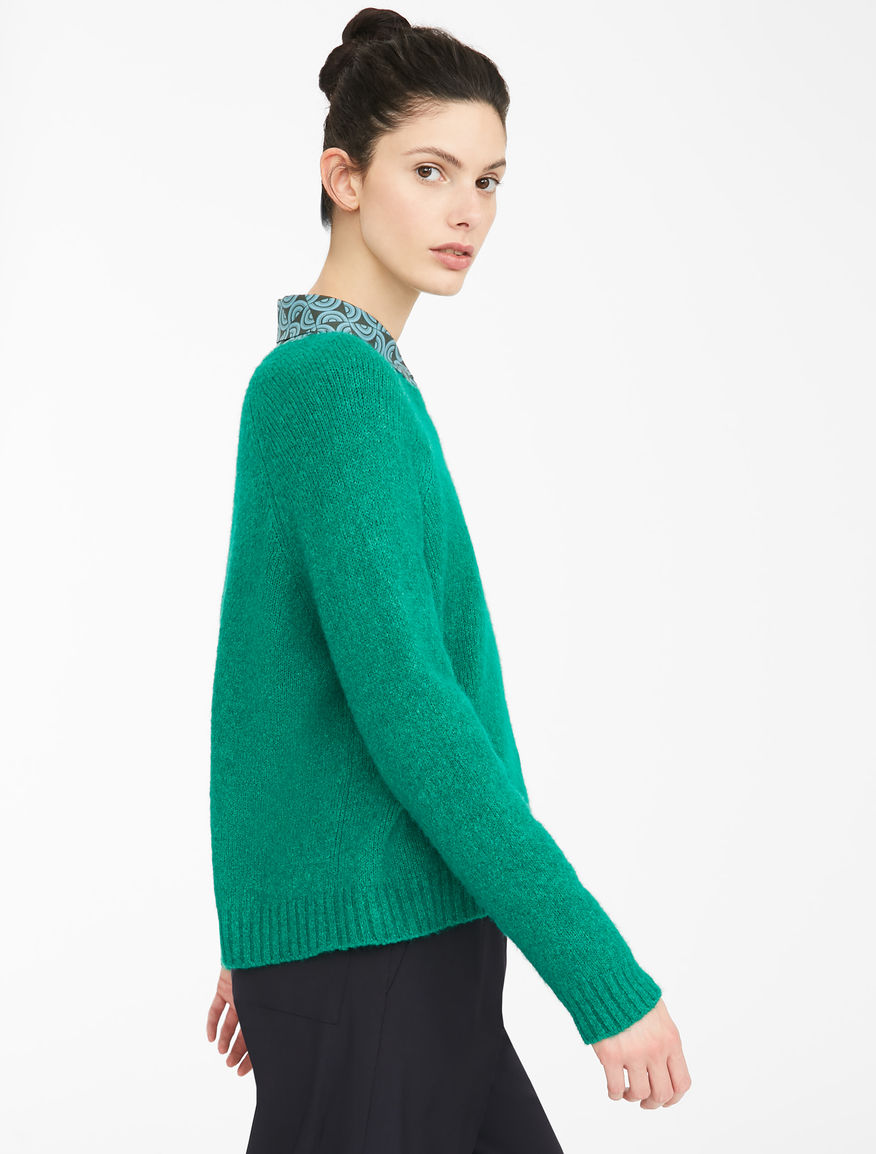 Cotton and alpaca wool yarn jumper Weekend Maxmara Cotton and alpaca wool yarn jumper Weekend Maxmara