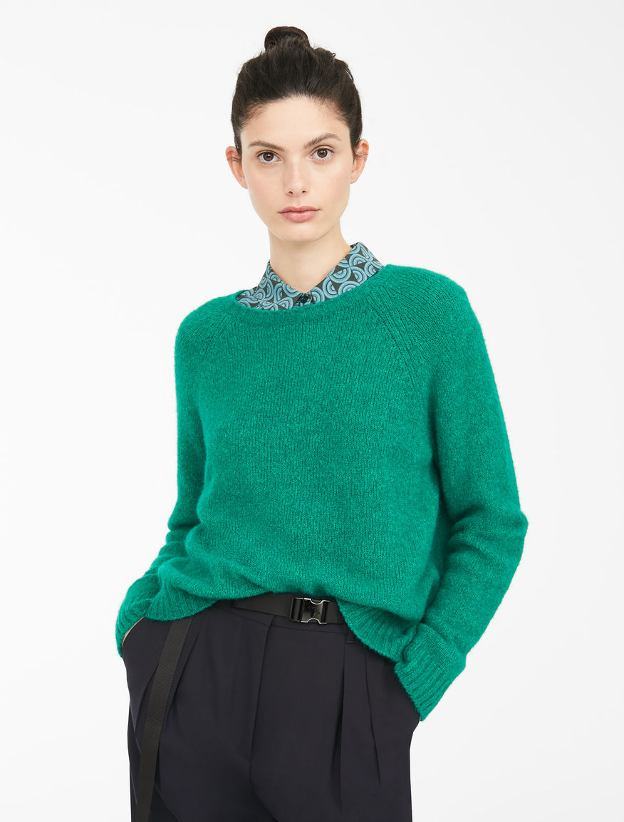 Cotton and alpaca wool yarn jumper Weekend Maxmara Cotton and alpaca wool yarn jumper Weekend Maxmara