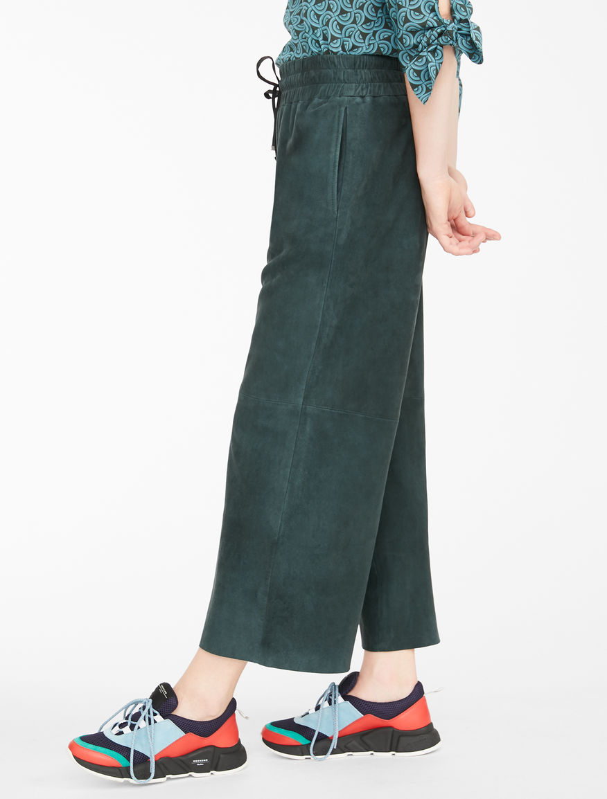 Suede leather trousers Weekend Maxmara Suede leather trousers Weekend Maxmara