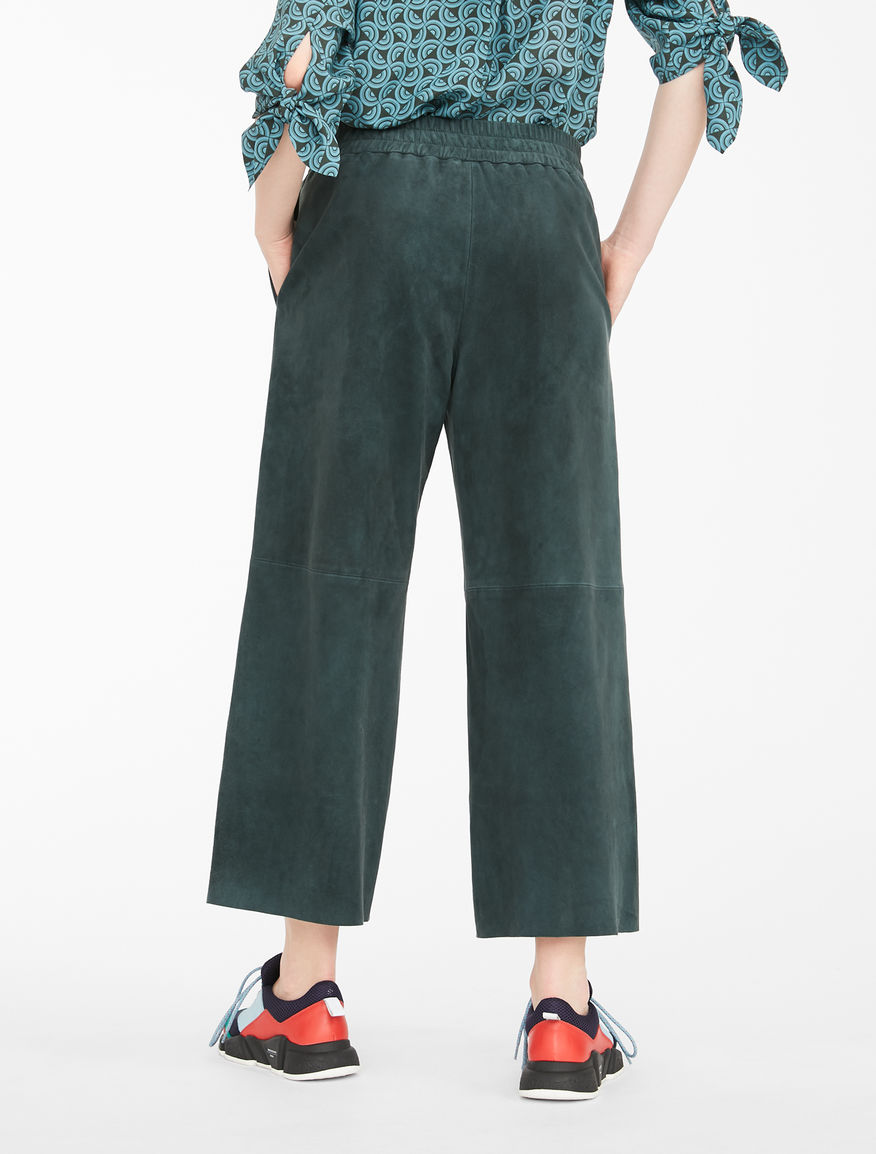 Suede leather trousers Weekend Maxmara Suede leather trousers Weekend Maxmara