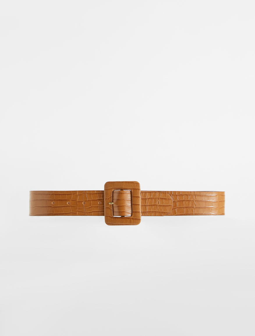 Croc print leather belt Weekend Maxmara Croc print leather belt Weekend Maxmara