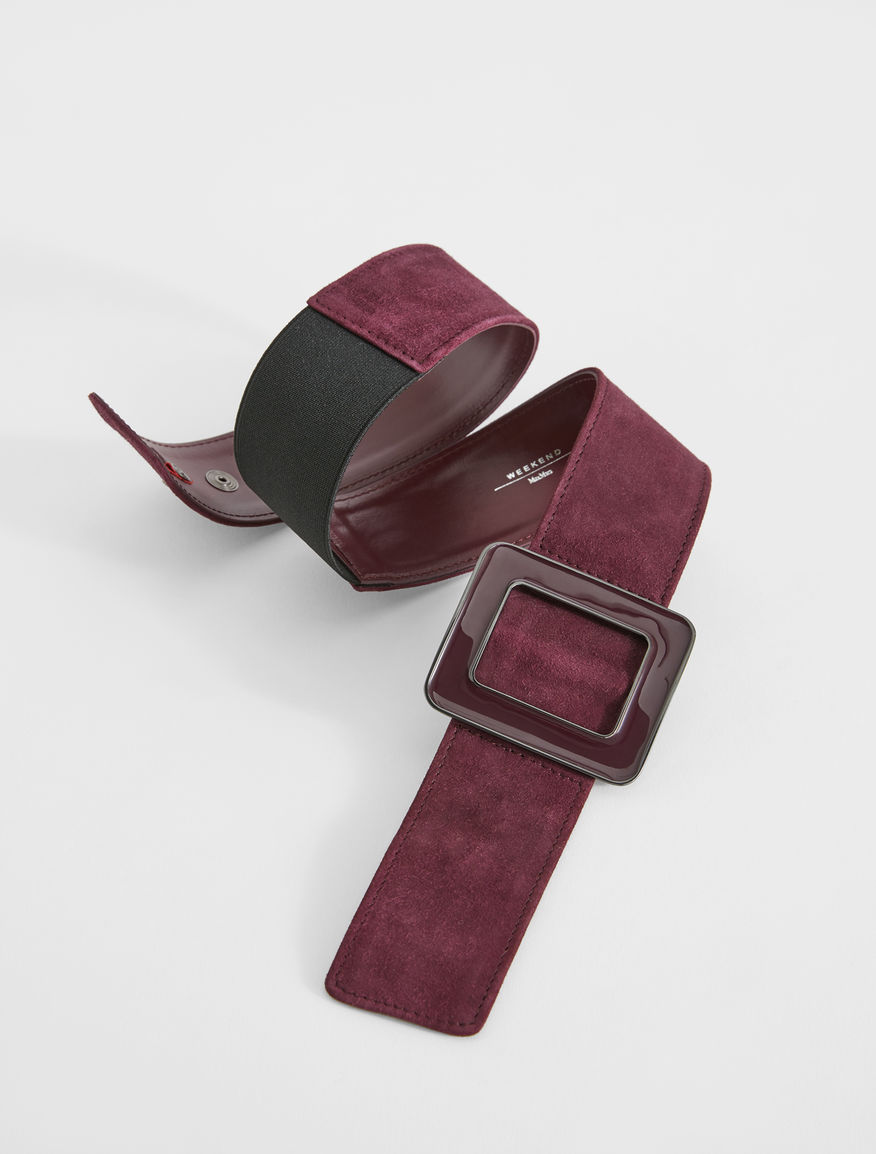Suede leather belt Weekend Maxmara Suede leather belt Weekend Maxmara
