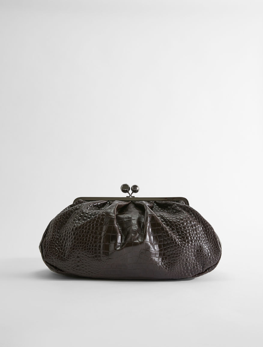 Large croc-print leather Pasticcino Bag Weekend Maxmara Large croc-print leather Pasticcino Bag Weekend Maxmara