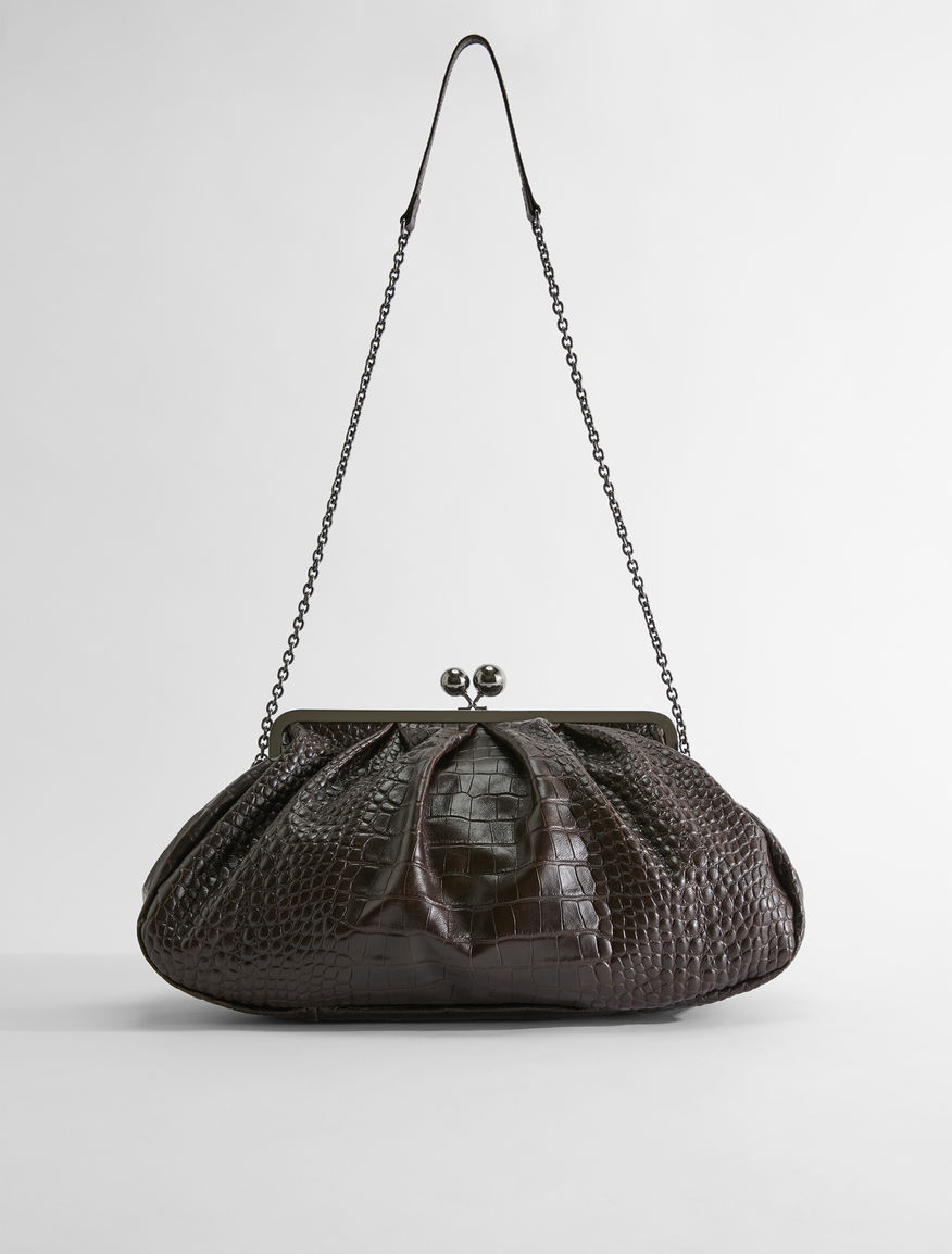 Large croc-print leather Pasticcino Bag Weekend Maxmara Large croc-print leather Pasticcino Bag Weekend Maxmara