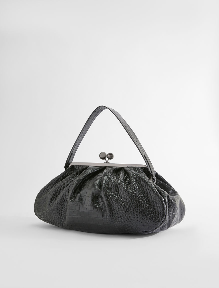 Large croc-print leather Pasticcino Bag Weekend Maxmara Large croc-print leather Pasticcino Bag Weekend Maxmara