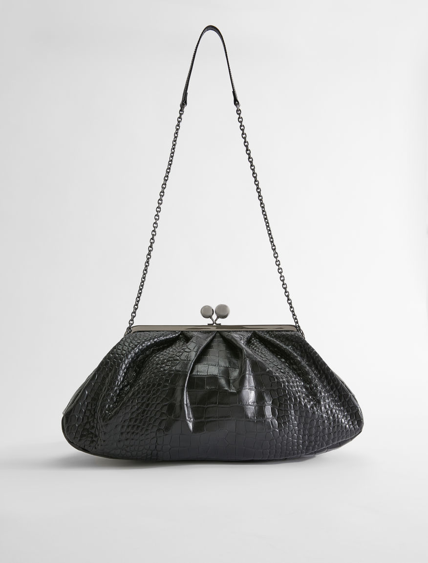 Large croc-print leather Pasticcino Bag Weekend Maxmara Large croc-print leather Pasticcino Bag Weekend Maxmara