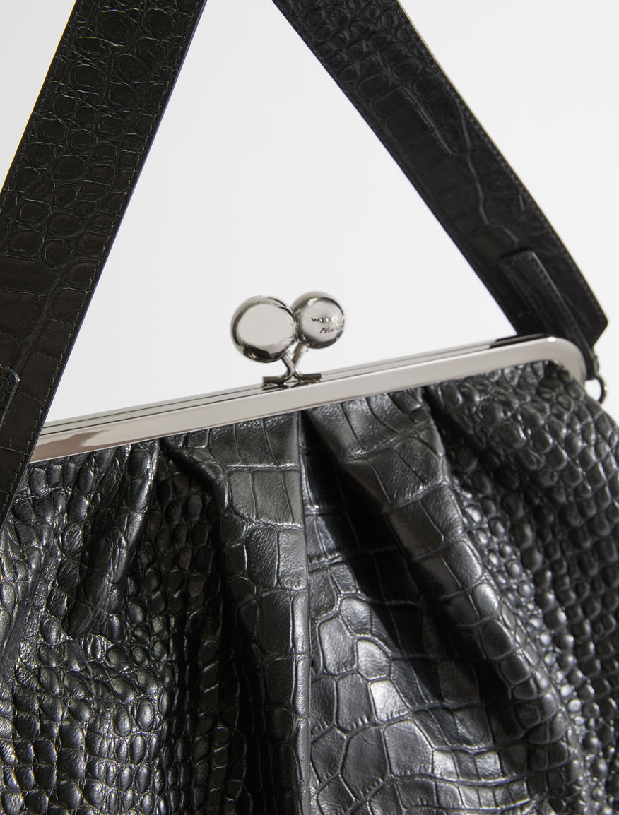 Large croc-print leather Pasticcino Bag Weekend Maxmara Large croc-print leather Pasticcino Bag Weekend Maxmara