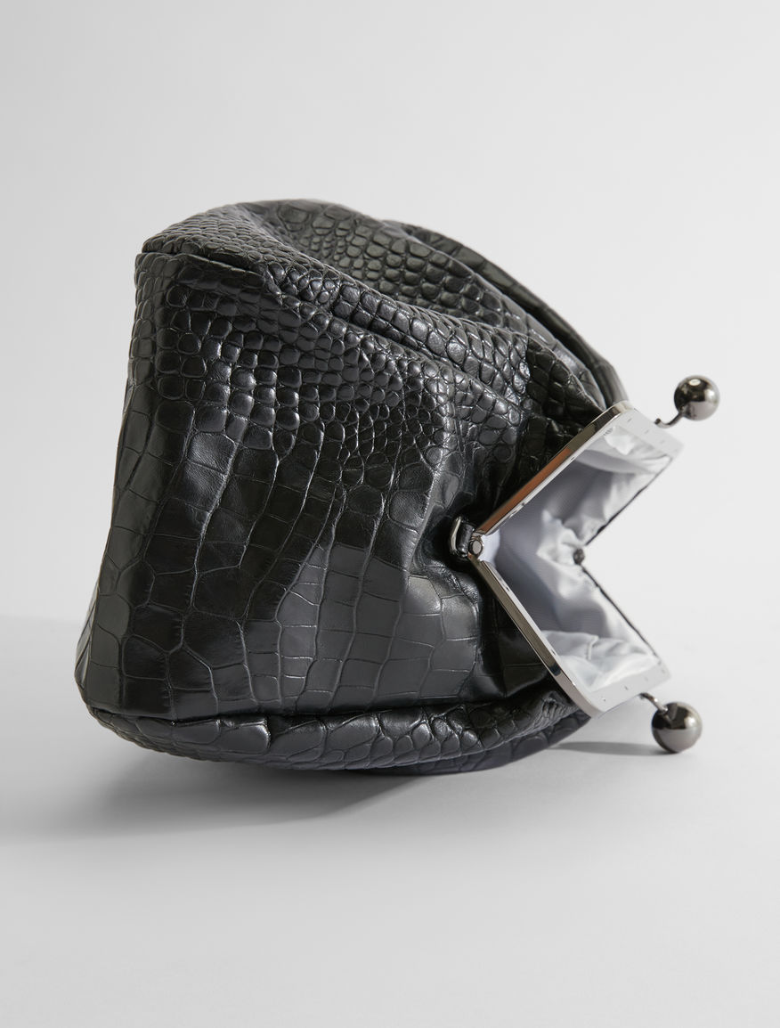 Large croc-print leather Pasticcino Bag Weekend Maxmara Large croc-print leather Pasticcino Bag Weekend Maxmara